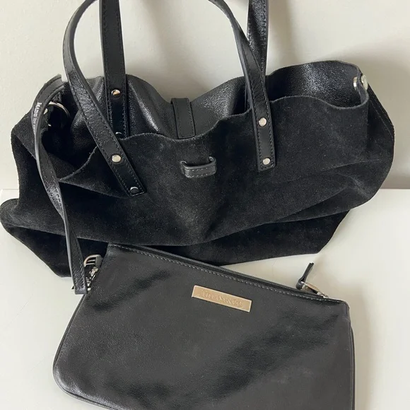 Tiffany & Co Reversible Black Suede/Leather Tote Bag (Small) - Picture 8 of 15